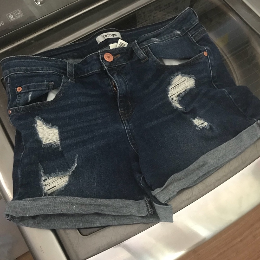 Denim shorts size 12